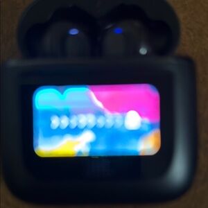 Wireless Black Earbud Headphones